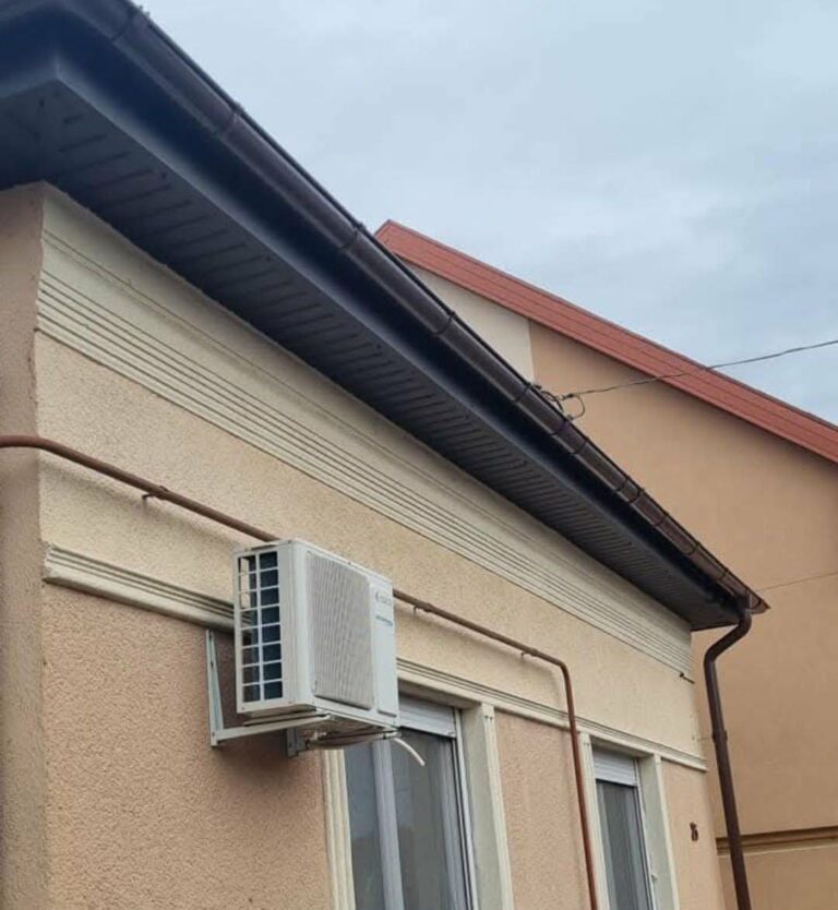 Eresz és ereszcsatorna bádogos kivitelezése